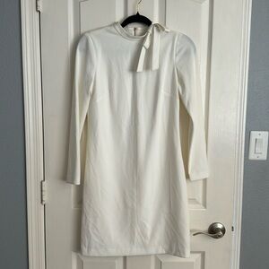 White long sleeves mini